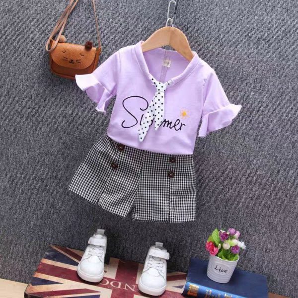 تیشرت شلوارک کراوات دار - Image 3