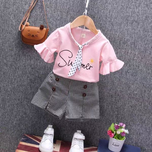 تیشرت شلوارک کراوات دار - Image 4