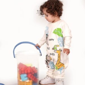 سرهمی حیوانات بچگانه نخ پنبه ۱۰۰٪