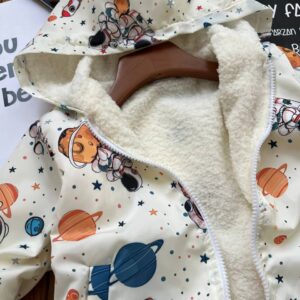 سویشرت بارانی فضانورد سفید ۲ تا ۷ سال