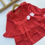 پیراهن دلبر یلدایی دخترانه ❤️🍉 – مناسب ۱ تا ۸ سال